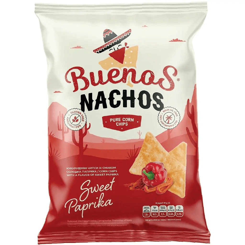 Corn Chips Sweet Paprika Flavor, 90g 1