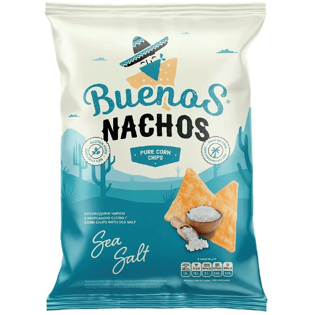 Corn Chips Sea Salt, 90g